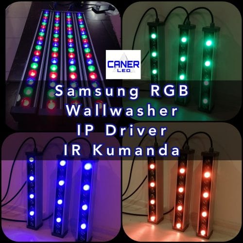 Kumandalı RGB Led Wallwasher ile Duvar Boyama Uygulaması