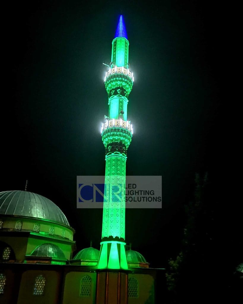 Bursa Büyükorhan Aktaş Köyü Camii Minare Aydınlatma Projesi